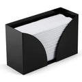 Countertop Paper Towel Holder Dispenser Black Acrylic Storage Holder for Kitchen Bathroom Z Fold Hand Towel Napkins