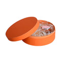 Luxury Recyclable Cardboard Paper Round Flower Perfume Packaging Box with Lid Matt Lamination & UV Coating Photo Frame Ready