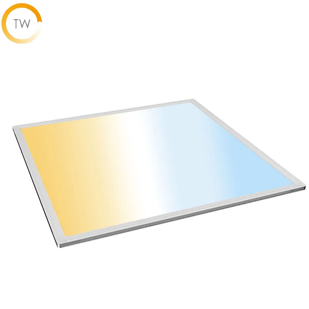 Benory 24V Tunable White 2000-6000K LED Panel CRI90 KNX DALI PWM Loxone Control 600x600mm CCT Slim Ceiling Panel Light