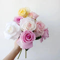 SZ04 Wholese Real Touch Flowers Wedding Decor Single Stem Real Touch Latex Rose Artificial Rose Real Touch Silk Wedding Flowers