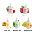 AiXin Custom 30ML Moisturizing Smoothing Brightening Anti Wrinkles Anti Aging Turmeric Fruit Milk Serum Vitamin C Serum for Face