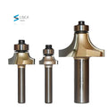 Tideway Professional Grade 1/2 1/4 Shank Round Over Router Bits R Bearing Bits
