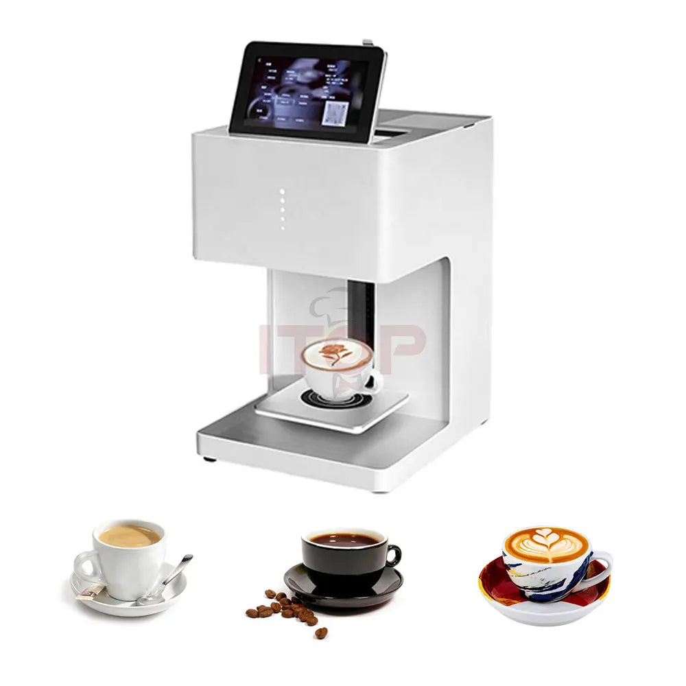 3D Digital Edible Inkjet Printing Machine Latte Color Coffee Printer 3d Latte Art Coffee Printer Machine for Cappuccino