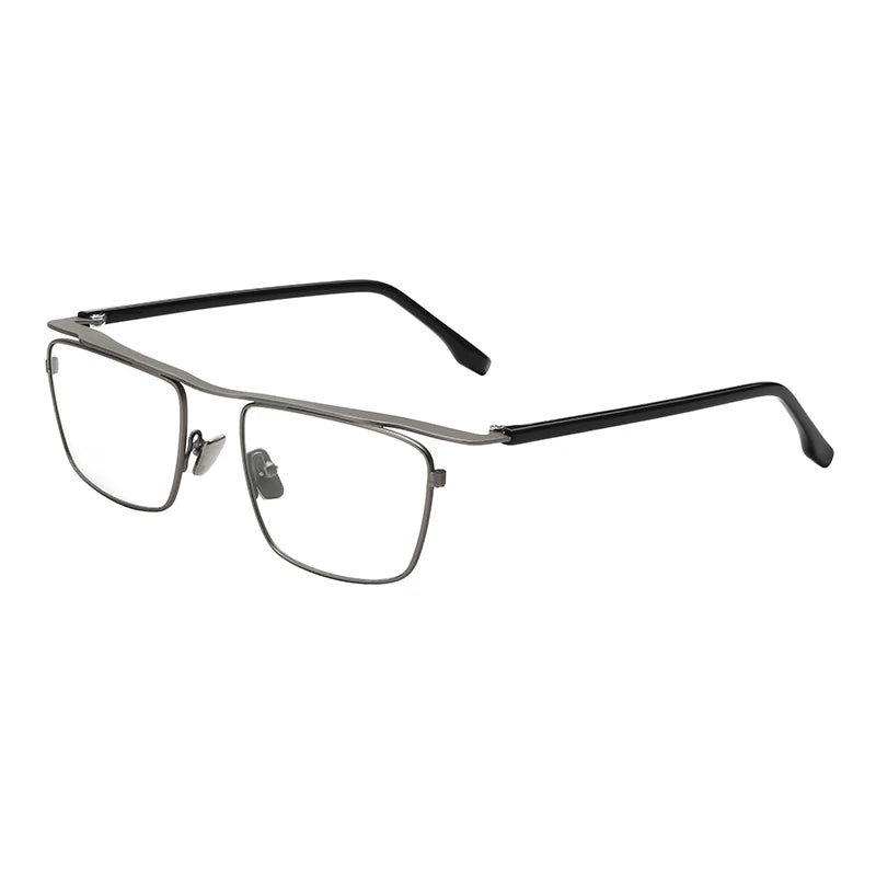 Luxury Diamond-Shaped Prescription Optical Eyeglasses Hyperopia Reading Glasses Metal Frame Elegant Diamond-Shaped Hyperopia