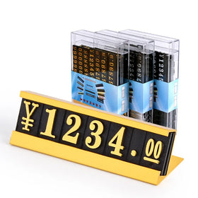 Wholesale YinLiang L-6022 Adjustable Digital LED Pricing Label Display Rack Counter Stand Price Display Storefront Display