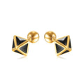 Hip Hop Stainless Steel Jewelry Earring Popular Unisex Triangle Earring