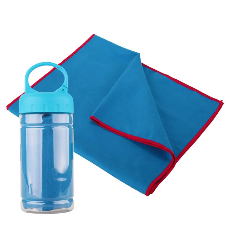 Custom Lightweight Microfiber Sports Towel Quick Dry and Portable for Gym & Travel