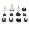 M6/M8 Thread Furniture Feet Levelers Adjustable Furniture Feet Threaded Screw M6 Leveling Foot Furnitures Glide Leveling