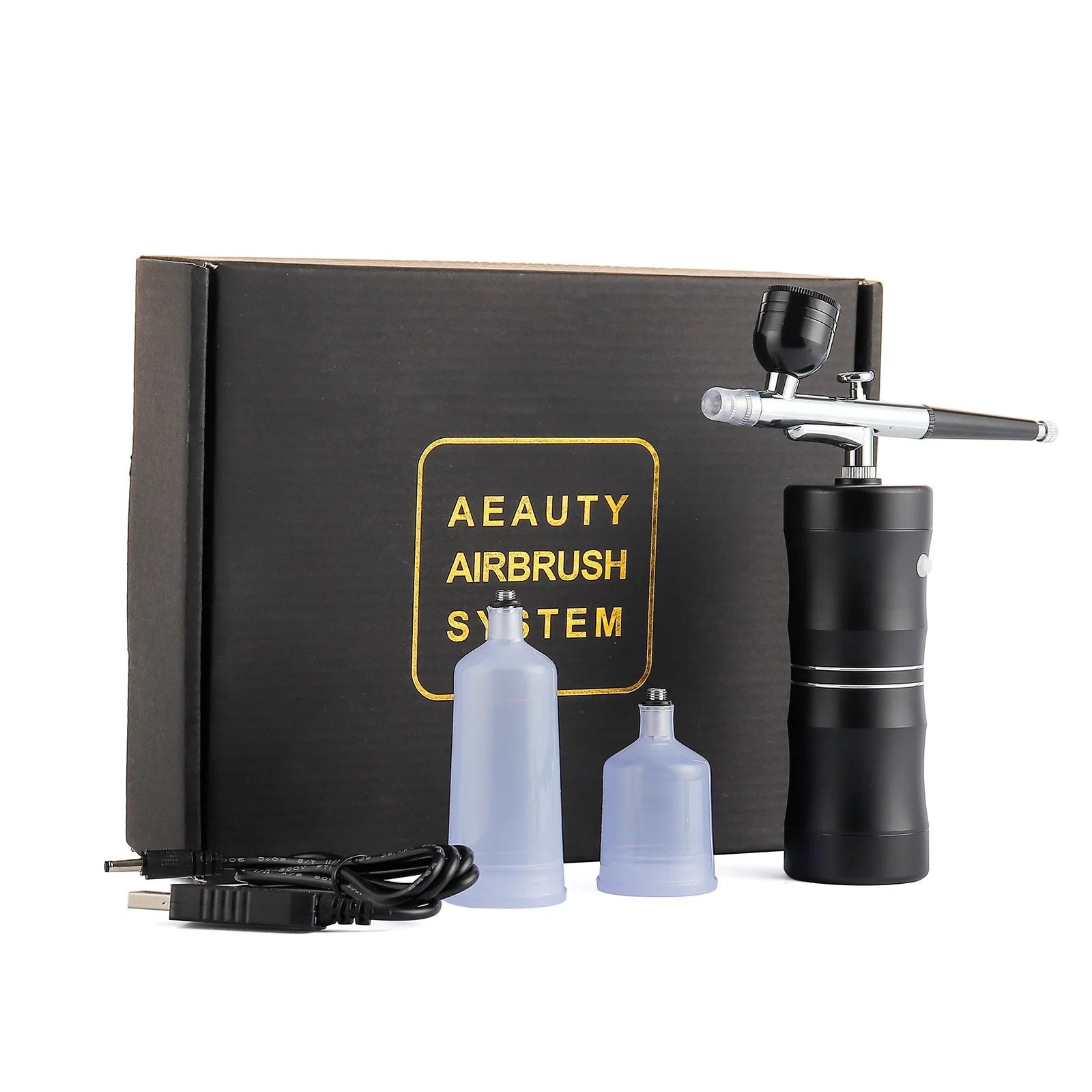 Cordless Rechargeable Portable Mini Airbrush Makeup Compressor Paint Kit Nail Airbrush Machine With Air Compressor for Cake Kit