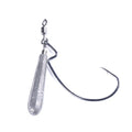 5PCS/SET  Wholesale Fishing Gear 3.5G/5G/7G/10G Lead Hook with Sequin Lead Jig Hooks