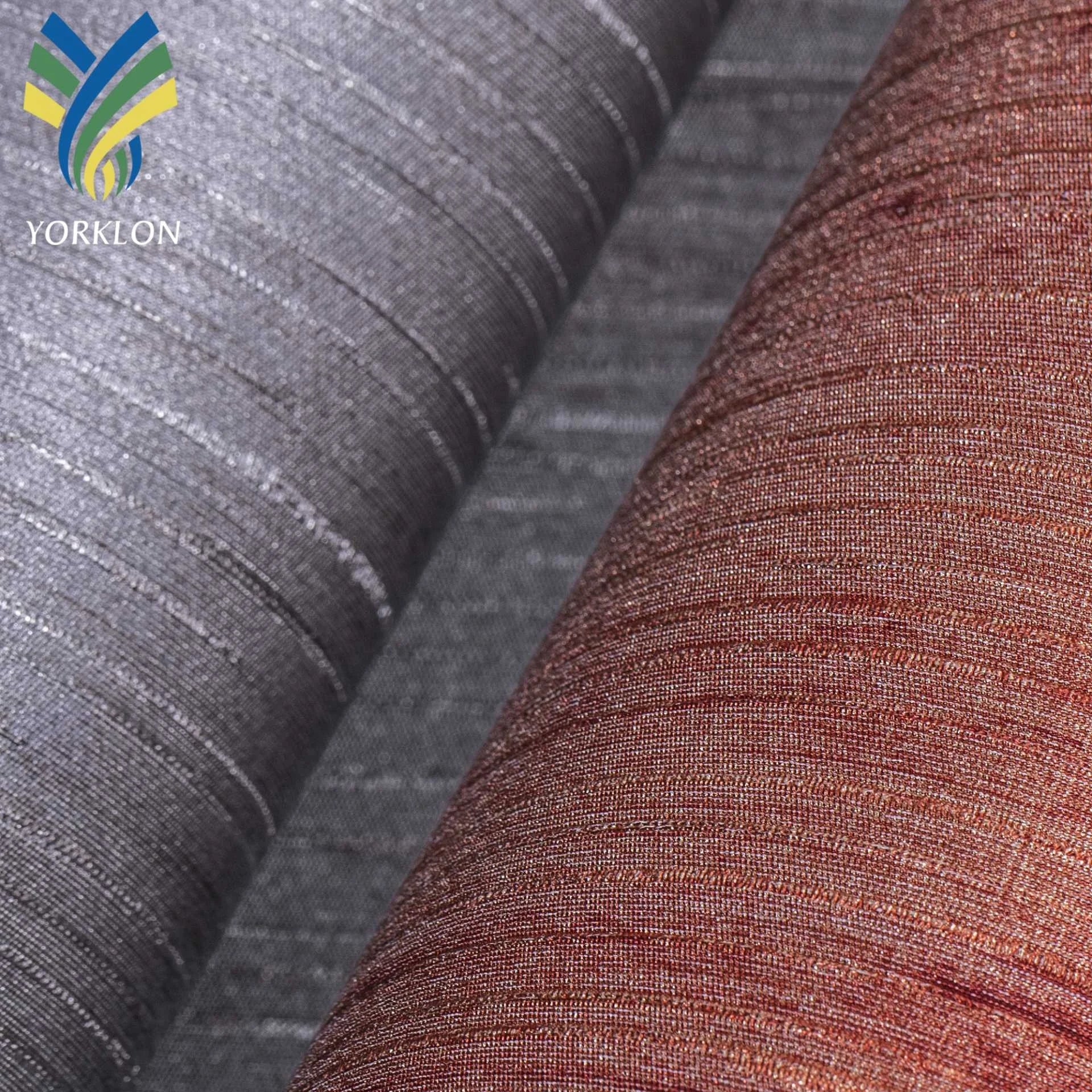 Luxury PVC Vinyl Wallpaper Fireproof and Waterproof Silk Textured Wallcovering for Interior Decoration for Hotels and Households