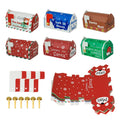 Wholesale Christmas Candy Box Color Mailbox square Candy Box Gift Wrapping Paper Box