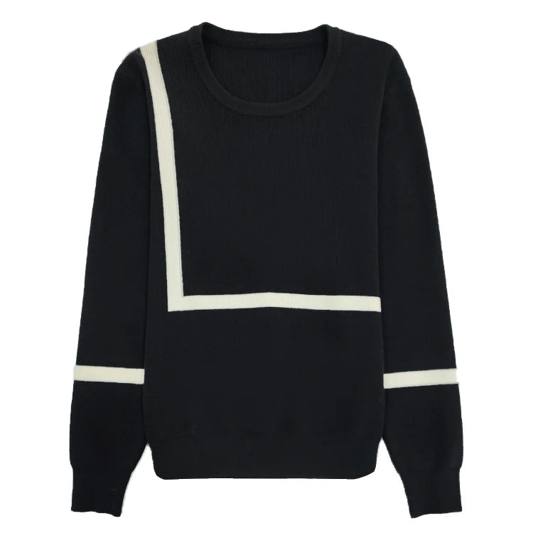 Custom Oem & Odm Sweater Men Long Sleeve Knitwear Winter Crew Neck Pullover Knit Sweater Men