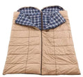 Outdoor Waterproof 4 Season Cotton Filled Canvas Sleeping Bag Envelope Style for Camping