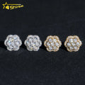 Ready to Ship 10K Solid Gold GRA Moissanite Stud Earrings Moissanite Gold Jewelry