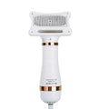 2-IN-1 Pet Grooming Brush Hair Removal  Dryer Comb One-Button Low Noise Pet Hair Dryer With Slicker Brush Dog Hair Dryer