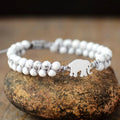 Genuine Gemstone Bracelet for Women and Men Precious Elephant Braided Beaded Bracelets Cute Style Gift for Children