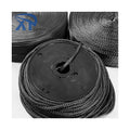 High Temperature Resistance Carbon Aramid Fiber Hybrid Braided Sleeve 8mm Carbon Fiber Textile Sleeve Tube