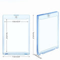 MIO Custom Graded Clear PP Material Card Protectors 3 8mm Thickness No Closure Trading Card Holder for Baseball Football Cards