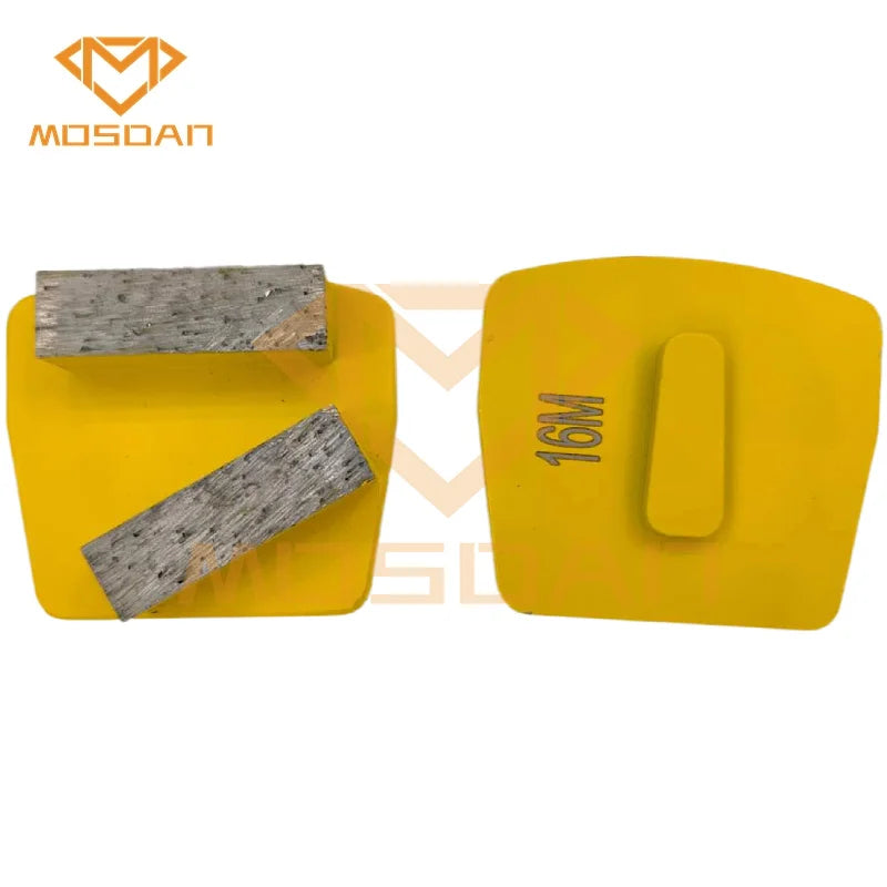Wolff Redi Lock Double Bars Segment Grinding Shoe Plate Wing Diamond Tools for Concrete Floor Coatings Removal