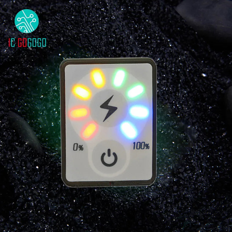 TD16 12V 24V 2S 3S 4S 5S 6S 7S Lithium Battery Capacity Indicator Touch Button Power Display Lead-acid Li-ion Tester Detector