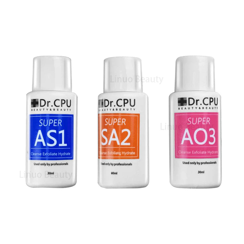 3 Bottle AS1 SA2 AO3 30ml the Ordinary Aqua Peeling Solution Facial Machine Skin Deep Cleansing Hydra Solution Concentrate