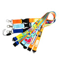 Wholesale Wrist Strap Sublimation Wristlet Bulk Designer Cute Cartoon Anime Keychain Polyester Short Lanyards with logo Custom
