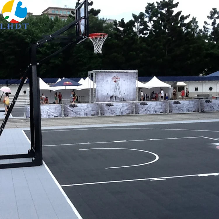 Outdoor Sport Court Synthetic Interlocking Portable Tennis Tiles Backyard Short Tennis Court Flooring