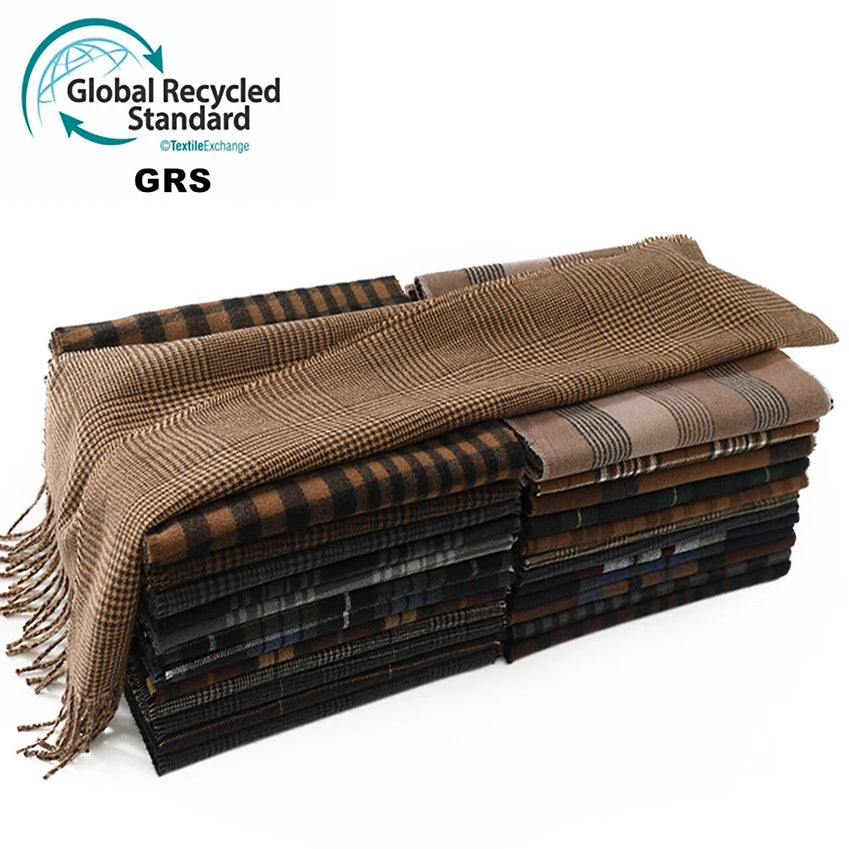 Sciarpa Imitation Cashmere Scarf for Men Soft Winter Scarves Patterned Warm Long Fashion Italian Style Plaid Women Adult Classic