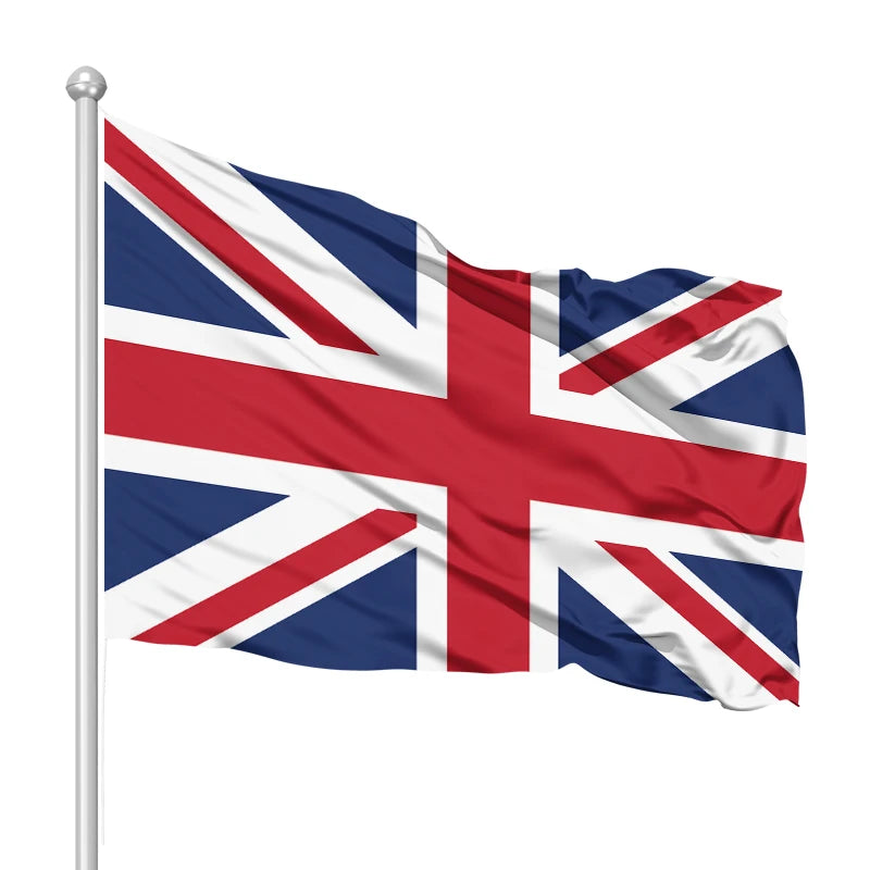 Customizable 3*5FT Thickened Polyester British Election Flag Factory Direct Digital Printing World Model Flag with Custom Logo