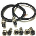 GX16 Aviation Plug Socket Connector 2P 3P 5P Pin Electric Scooter EBike Charging Charger Plug Cable G16 Male & Female Wire Panel