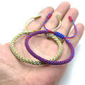 Fashion Boho Summer Beach String Braided Adjustable Bracelets Handmade Multi Color Lucky Knotted Yoga Cord Bracelet