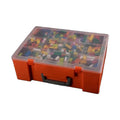 Lattice Double-layer Large Tool Box Transparent Sorting Account Tape Toy  Building Block Plastic Storage Box Toy Storage Box