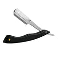 Wooden Trimmer Manual Shaver Professional Straight Edge Stainless Steel sharp Barber razor Folding Shaving Blade Shave Beard Cut