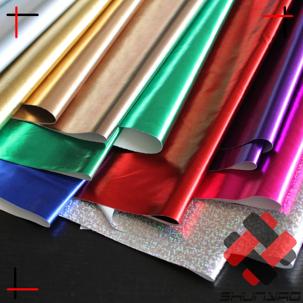 Shiny Polyester Silver Foil Lame Fabric Metallic for Garment and Toy