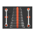 KAFUWELL H3544E 15 Pcs Hand Tool Set Daily Production Flexible Socket Wrench