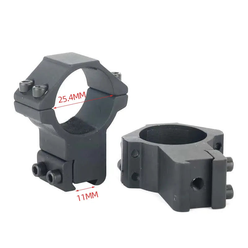 Scope Mount 25.4mm Double Width 11mm Mount