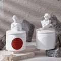 Western Mythology Plaster Statue Cup Scented Candle