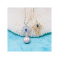 P011084  DIY 6-8mm Natural Freshwater Pearl Pendant Accessory 925 Sterling Silver Engagement Jewelry Necklace for Women