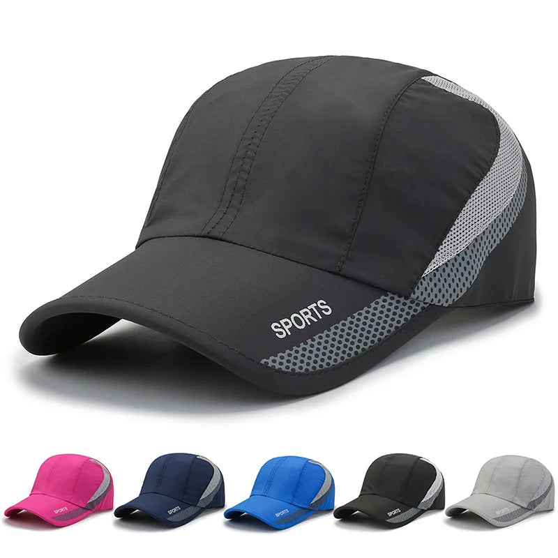 Cheap Outdoor Sports Caps Quick Dry Hats Adjustable Sports Hats Cap for Men Women