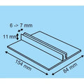 Hookei Custom Clear Plastic PVC Super Grip Display Rack OEM & ODM Supermarket Extrusion Molding Parts