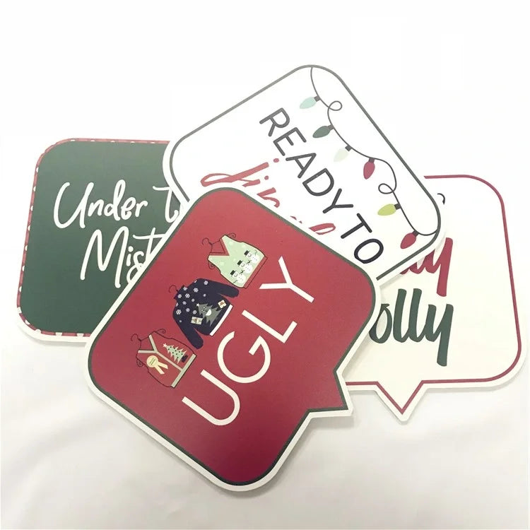 Customized Printing Die Cut Signs PVC Photo Booth Props