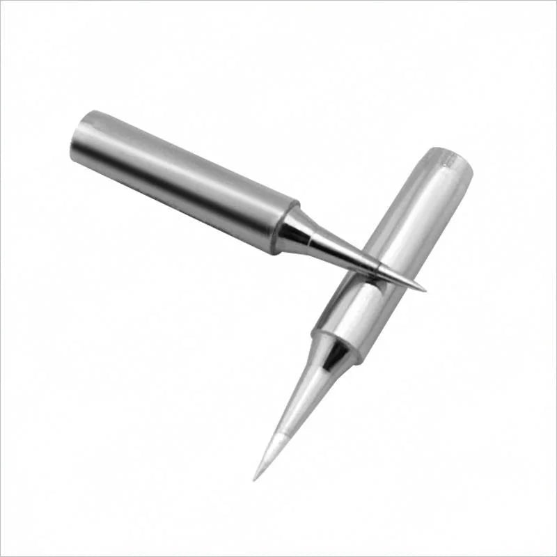 Replacement Solder Iron Tips Fit for Hakko 900M Series Lead Free Compatible Conical Shape Silver Plated Snap on Welding Nozzles MegaBDM