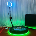 Party Supplier 360 Degree Photo Booth Spin Machine 80Cm Rotating Glass Accessories iPad for Videography Premium Photobooth for