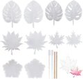 Molds Soap Casting Mold Maple Leaf Coaster Resin for Resin Large Leaf Flower Silicone 5pcs Cake Tools Epoxy Resins Molds Moulds