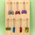 Wholesale Game Controller Keychain Bead Chain Lightweight Custom Keychain for Gamers Promotional Keychain Accessories