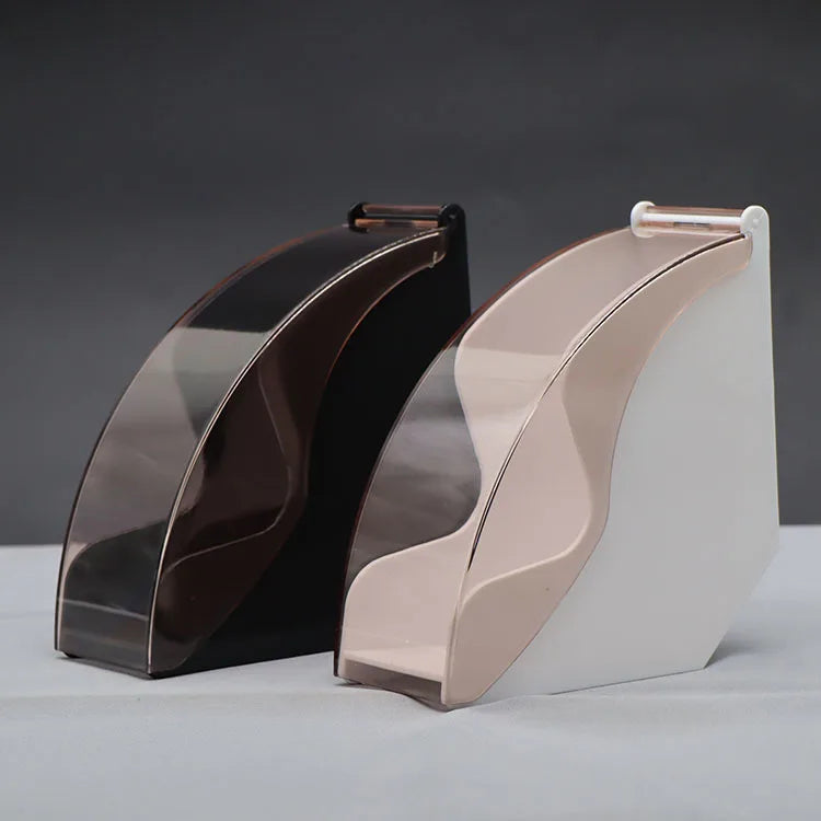 Coffee Accessories Dustproof Filter Paper Acrylic Storage Box Stand Coffee Filter Paper Holder With Cover