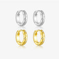 FUAMAY Fashion Jewelry Ladies 925 Silver Earrings Small Chunky Huggie Hoop Earrings With Star