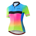 Pro Team Short Sleeve MTB Bicycle Jersey Custom Women's Cycling Apparel Custom Sportswear for Cycling