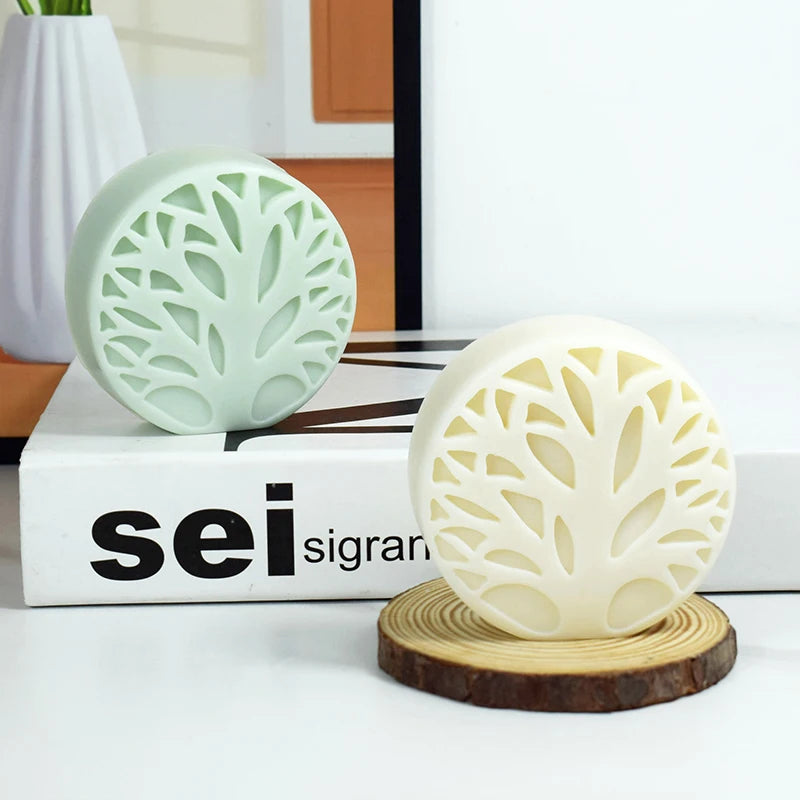 DIY Cake Baking Mold Homemade Handmade Aromatherapy Soap Emboss Twig Round Candle Silicone Mold
